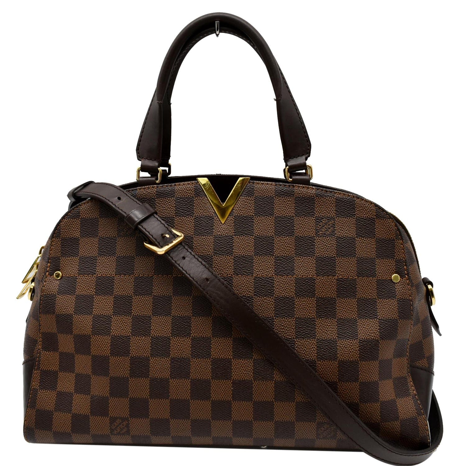 Louis Vuitton Kensington Bowling Bag, Damier Ebene, Preowned No Dustbag  WA001 - Julia Rose Boston