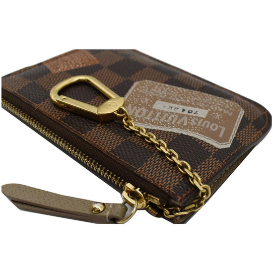 Louis Vuitton Brown Key Pouch Damier Ebene Wallet - MyDesignerly