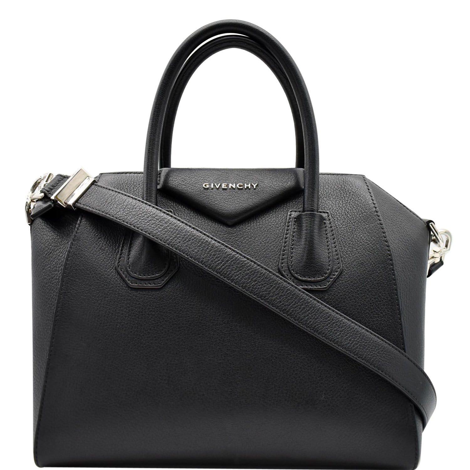 Givenchy - Antigona Medium Goatskin Bag Petrol