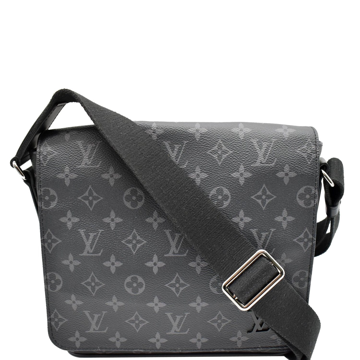 Louis Vuitton District PM Messenger Bag in Black, Men's