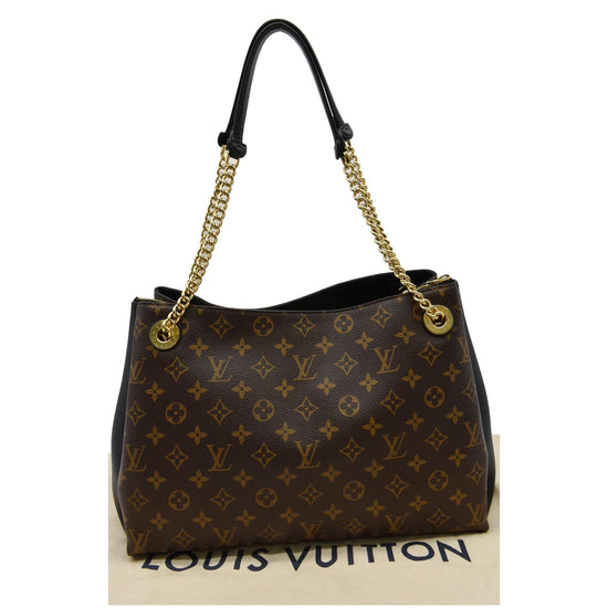 Louis Vuitton Surene MM Shoulder Tote Bag M43772 Monogram Brown Black Noir