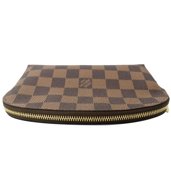 Louis Vuitton Brown Damier Ebene Cosmetic Pouch PM Cloth ref.975563 - Joli  Closet