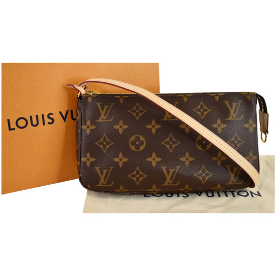 LOUIS VUITTON Damier Ebene Trunks and Locks Mini Pochette Accessories  1293811