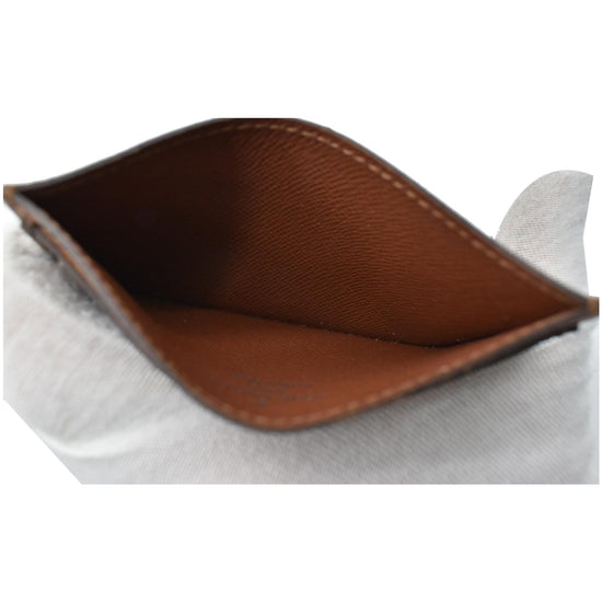 Daily cloth card wallet Louis Vuitton Brown in Cloth - 32399905