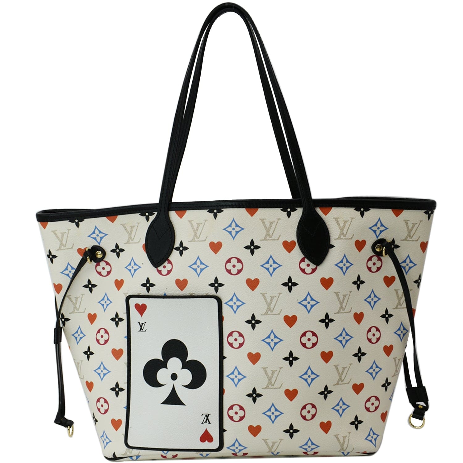 Louis Vuitton White Multicolor Monogram Canvas Game On Neverfull MM And  Pouch With Gold Tone Hardware Available For Immediate Sale At Sotheby's