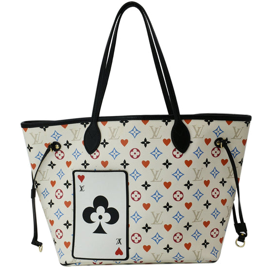 Louis Vuitton LV Neverfull Game On new White Leather ref.236340