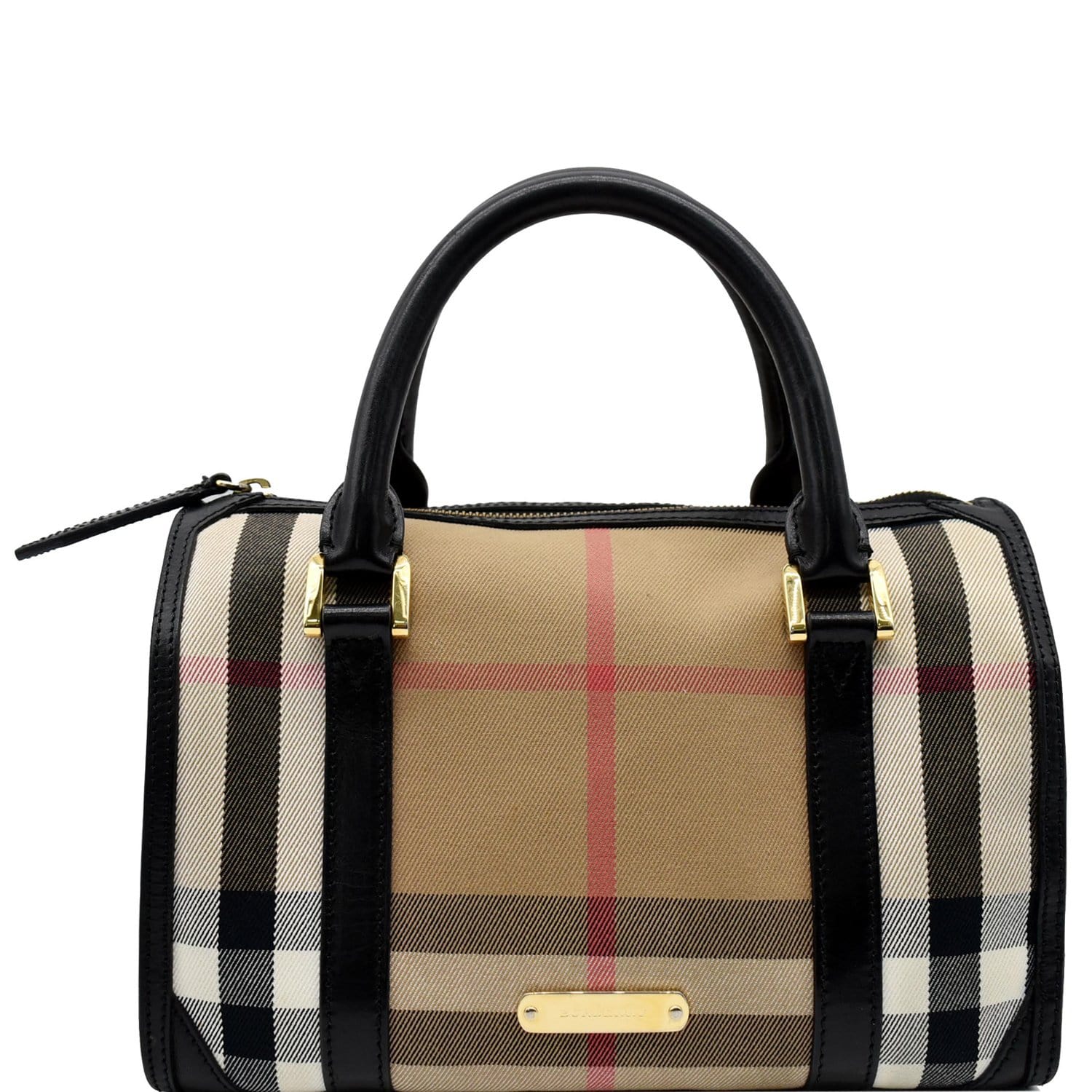 Preloved BURBERRY Haymarket Check Coated Canvas Medium Chester