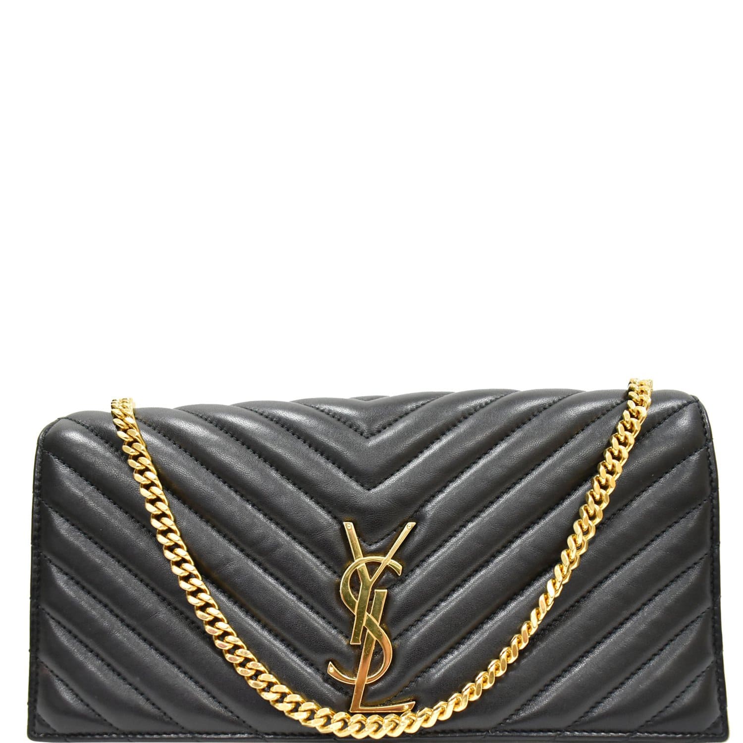 Yves Saint Laurent Kate 99 Chevron Leather Shoulder Bag