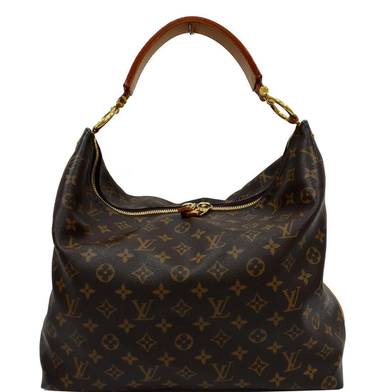 Sully leather handbag Louis Vuitton Brown in Leather - 35971231