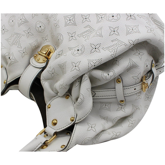 Louis Vuitton White Mahina Leather Xl Hobo