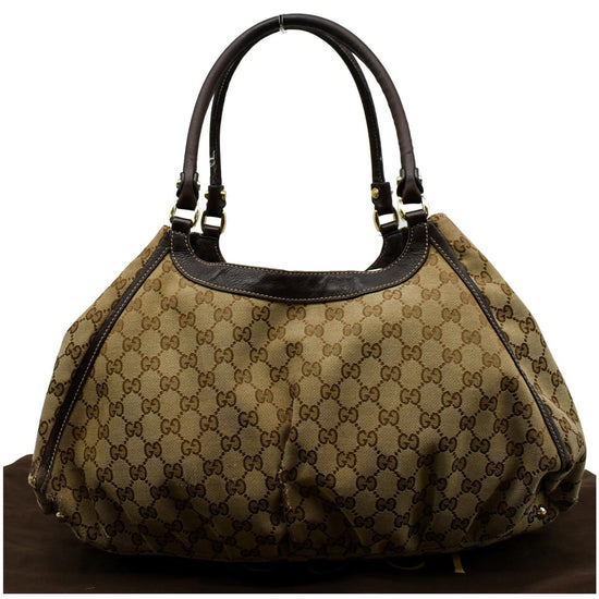 Gucci GG Canvas Abbey D-Ring Hobo Bag (SHG-30330) – LuxeDH