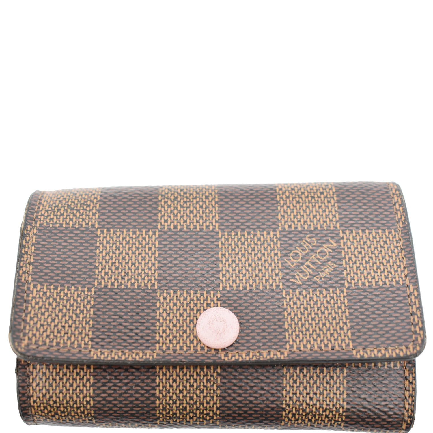 Louis Vuitton Key Pouch Brown Damier Ebene