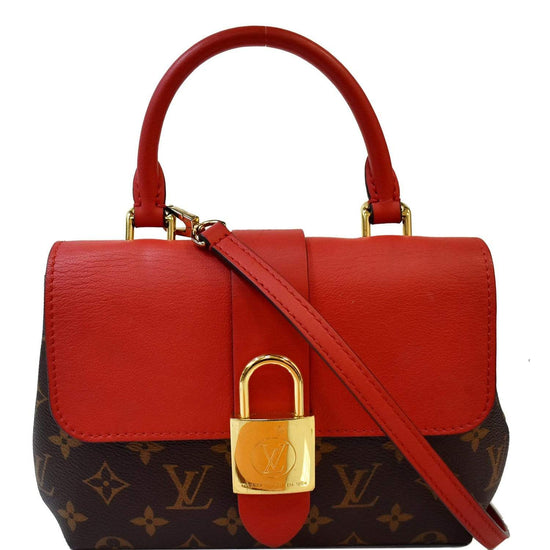 Louis Vuitton Locky Handbag Monogram Canvas with Leather BB at 1stDibs