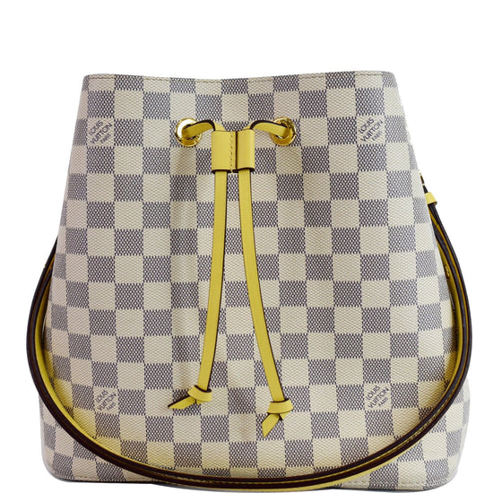 LOUIS VUITTON Damier Azur Neonoe MM Pineapple, FASHIONPHILE