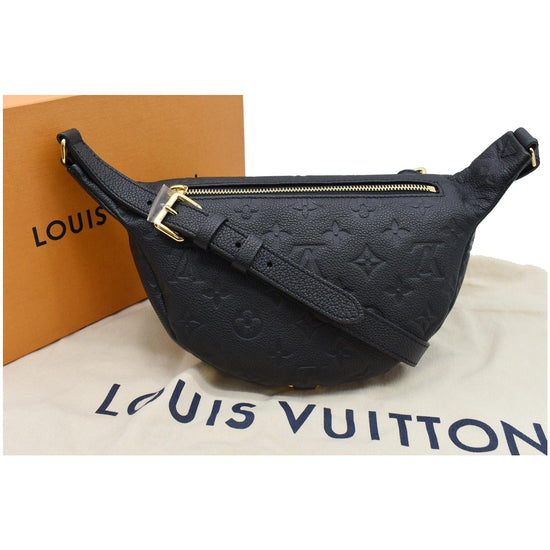 Louis Vuitton Empreinte Bumbag Bum Bag Monogram Black Leather Bag