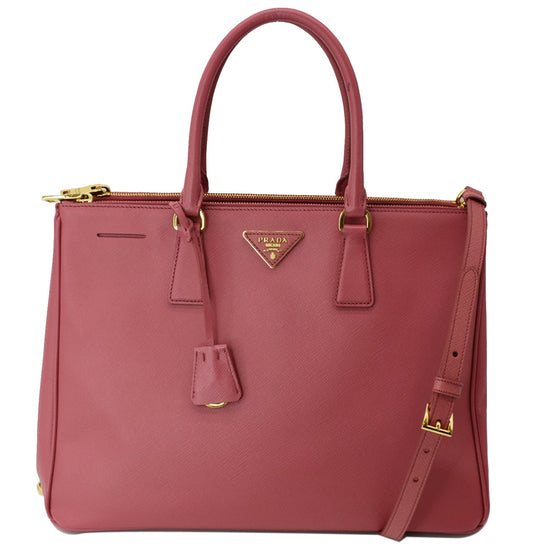 PRADA Saffiano Large Galleria Double Zip Tote Argilla 1284512