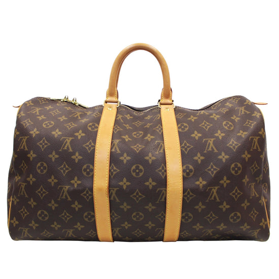 Brown Louis Vuitton Monogram Keepall 45 Travel Bag, RvceShops Revival