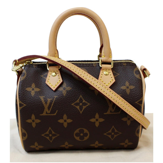 Louis Vuitton - *LV NANO SPEEDY* Inspired Crossbody Bag on Designer Wardrobe