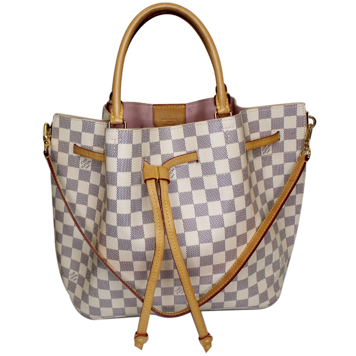 Louis Vuitton Girolata Damier Azur Canvas Shoulder Bag -TheShadesHut