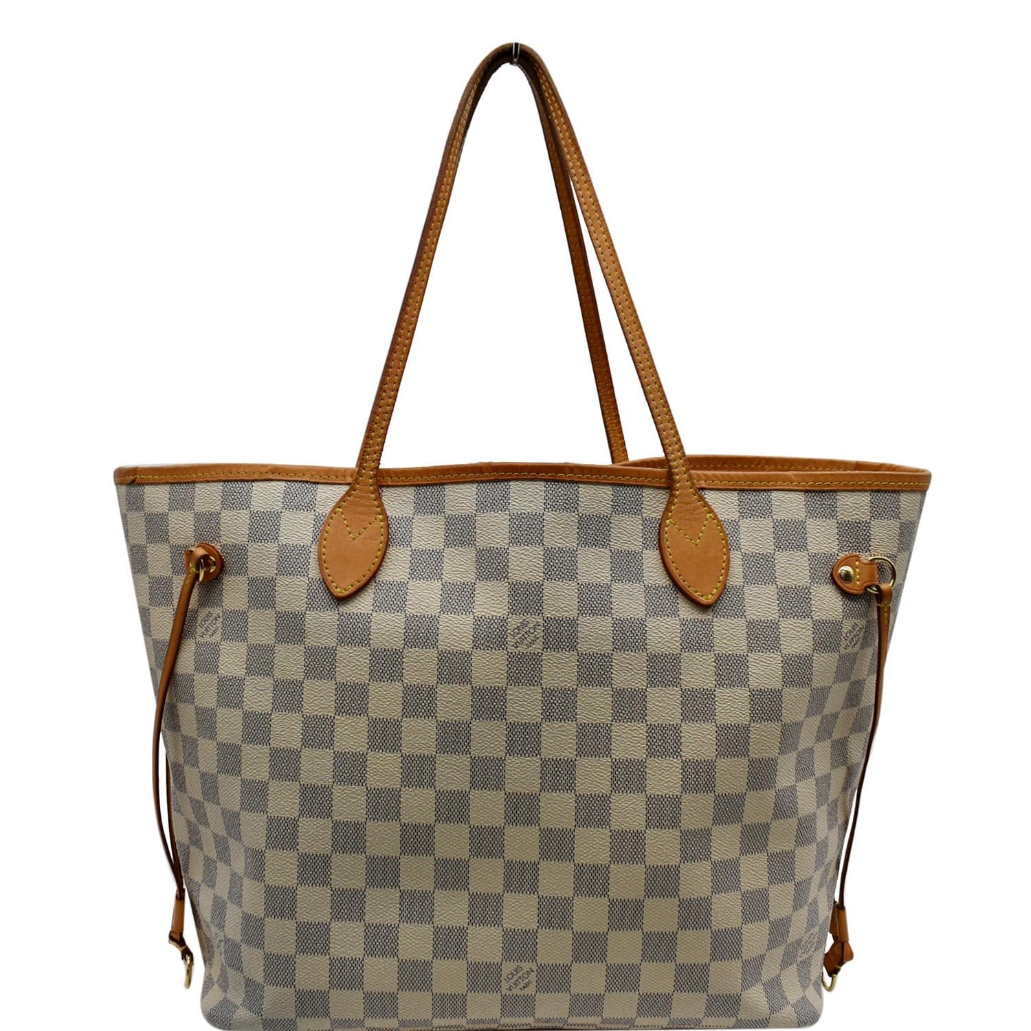 Louis Vuitton Damier Azur Neverfull Mm Bag - 5 For Sale on 1stDibs