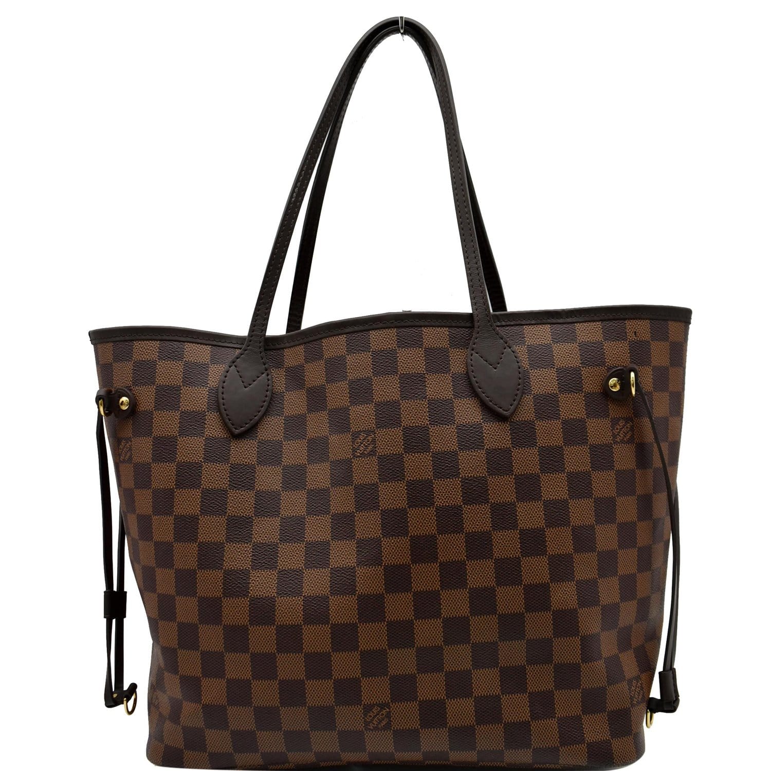 Louis Vuitton Neverfull Damier Ebene Tote PM Brown Canvas