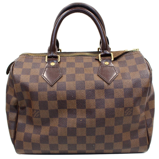 Speedy doctor 25 leather handbag Louis Vuitton Brown in Leather - 33278305