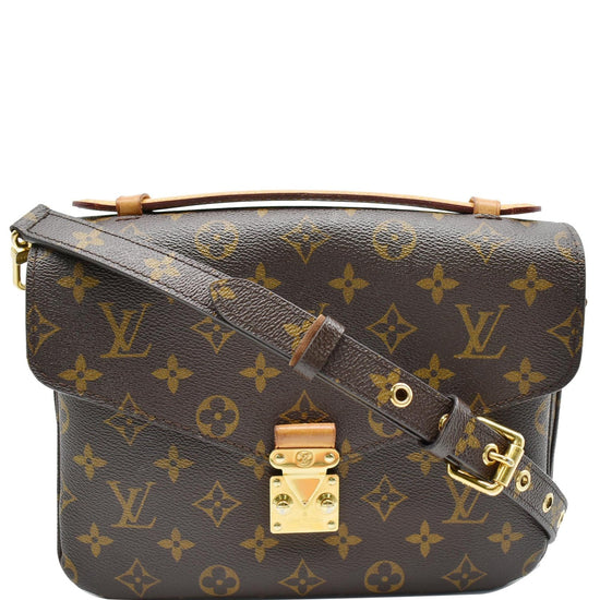 LOUIS VUITTON Metis Pochette Monogram Canvas Crossbody Bag Brown-US