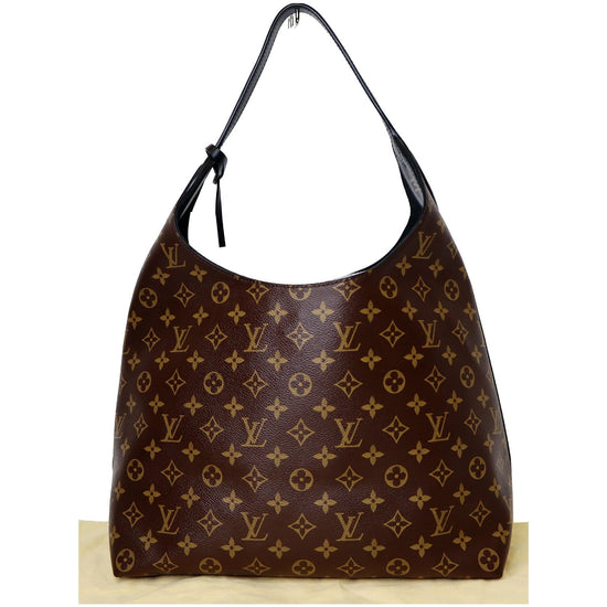 Louis Vuitton - Authenticated Flower Hobo Handbag - Leather Brown Plain for Women, Good Condition