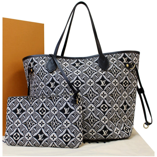 Louis Vuitton Ltd. Ed. Neverfull Jacquard Holographic Mm in Gray