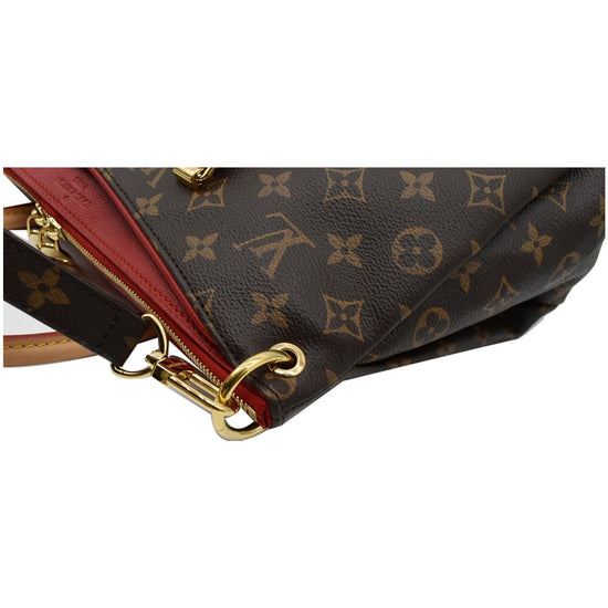 Louis Vuitton Red Monogram Canvas Pallas Clutch QJBCZC5VRB024