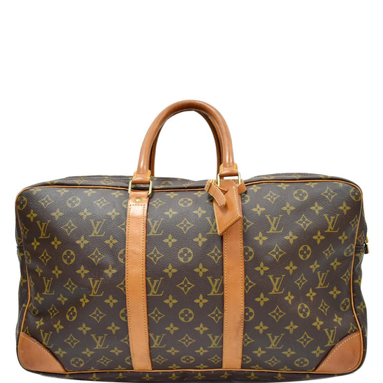 Louis Vuitton Sirius Brown Canvas Travel Bag (Pre-Owned)