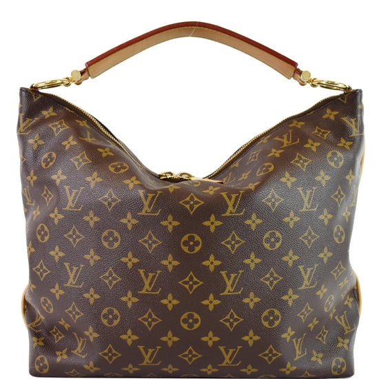 LOUIS VUITTON Sully MM Monogram Canvas Brown Shoulder Bag