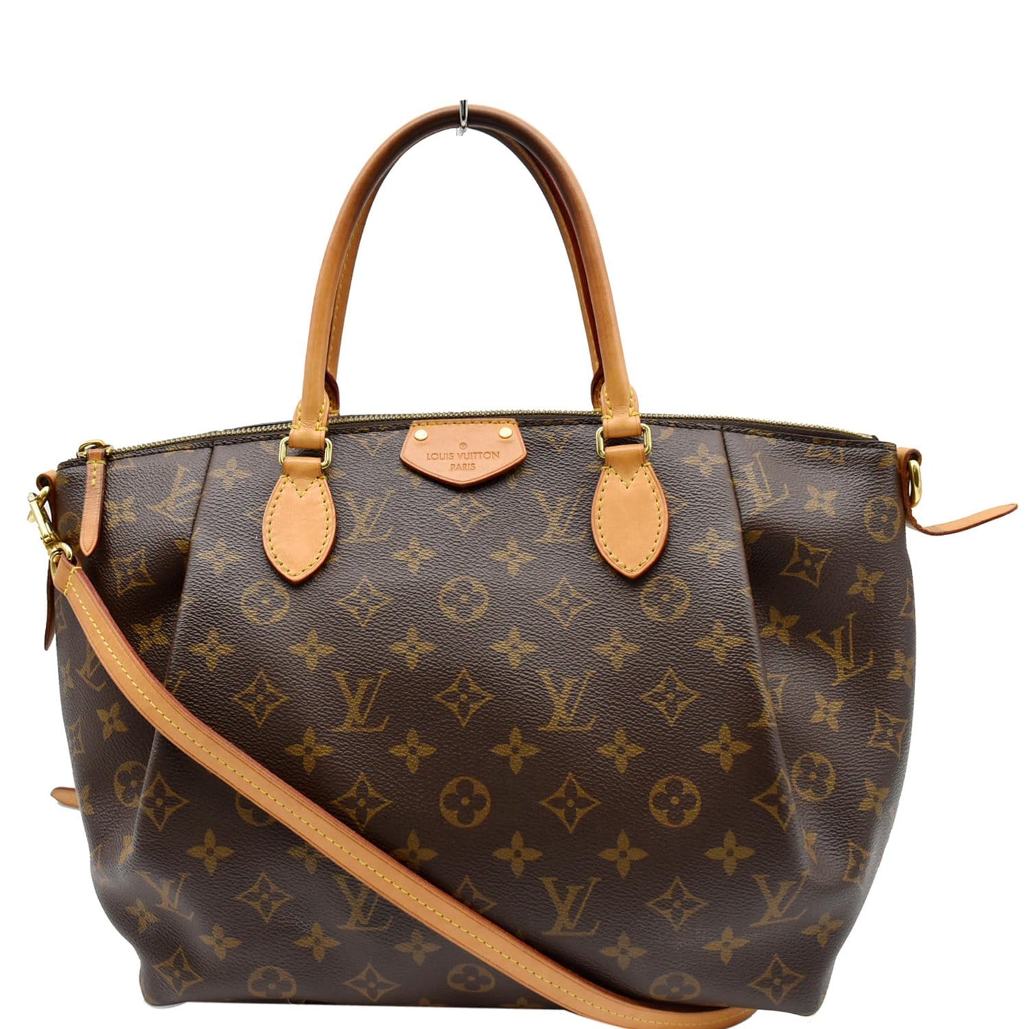 Louis Vuitton Turenne mm Monogram Canvas 2way Shoulder Bag Brown