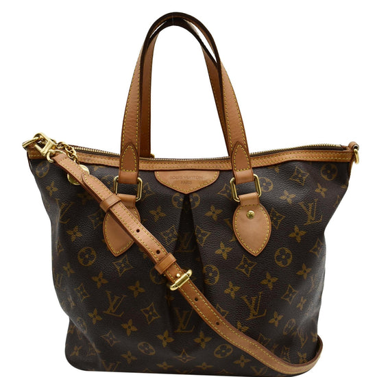 Palermo leather handbag Louis Vuitton Green in Leather - 26170041
