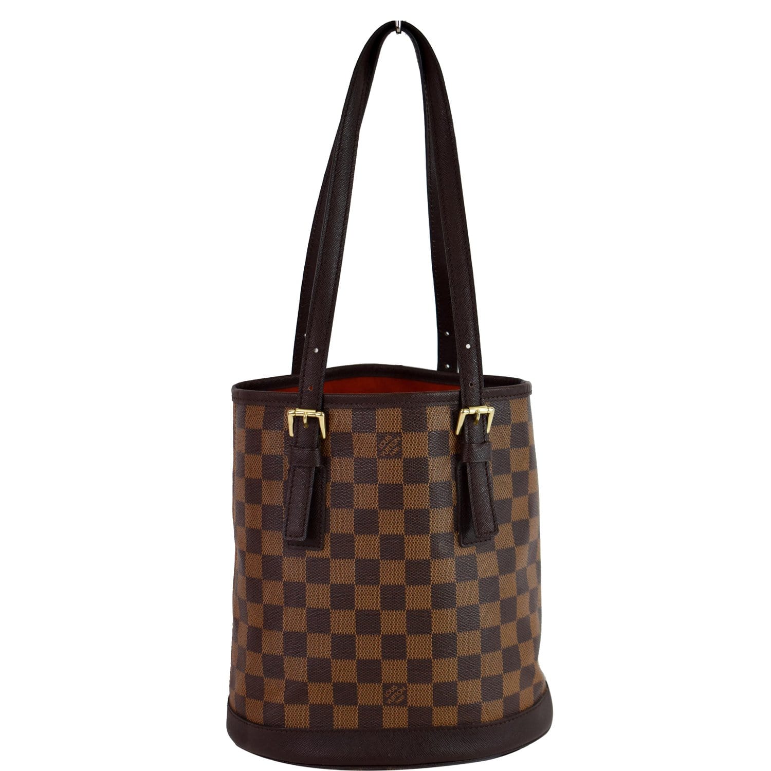 LOUIS VUITTON Damier Ebene Bucket GM Shoulder Bag