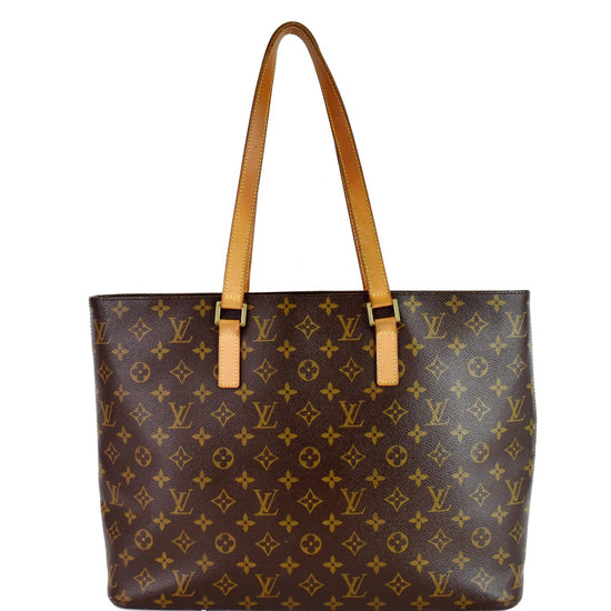 Louis Vuitton Monogram Shopper Bag Brown