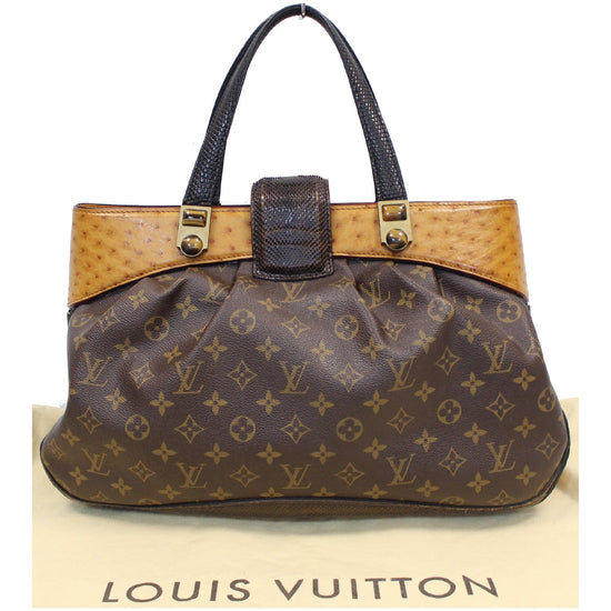 Louis Vuitton Monogram Canvas and Leather with Snakeskin and Ostrich Trim  Limited Edition Oskar Waltz Bag Louis Vuitton