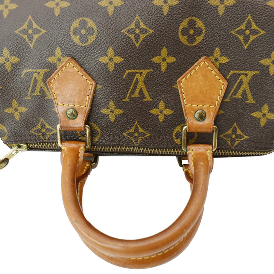 Louis Vuitton Brown Monogram Canvas Speedy 25 Top Handle Bag