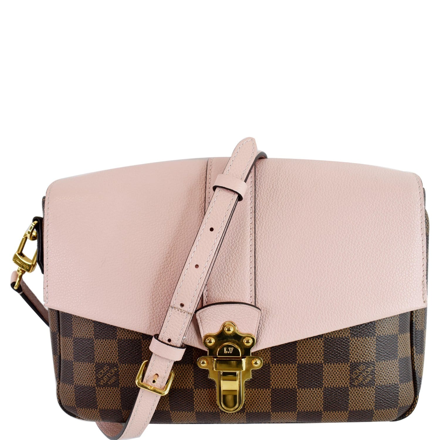 Louis Vuitton Damier Ebene Clapton Magnolia/Rose Ballerine