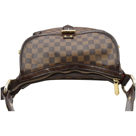 Louis Vuitton Highbury Damier Ebene 871544 Brown Coated Canvas Shoulder Bag, Louis Vuitton