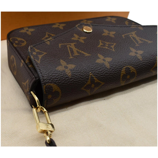 Louis Vuitton Monogram Canvas Félicie Strap & Go Pochette Louis