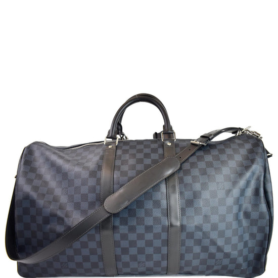 Keepall 55 Damier Graphite Bandouliere – Keeks Designer Handbags