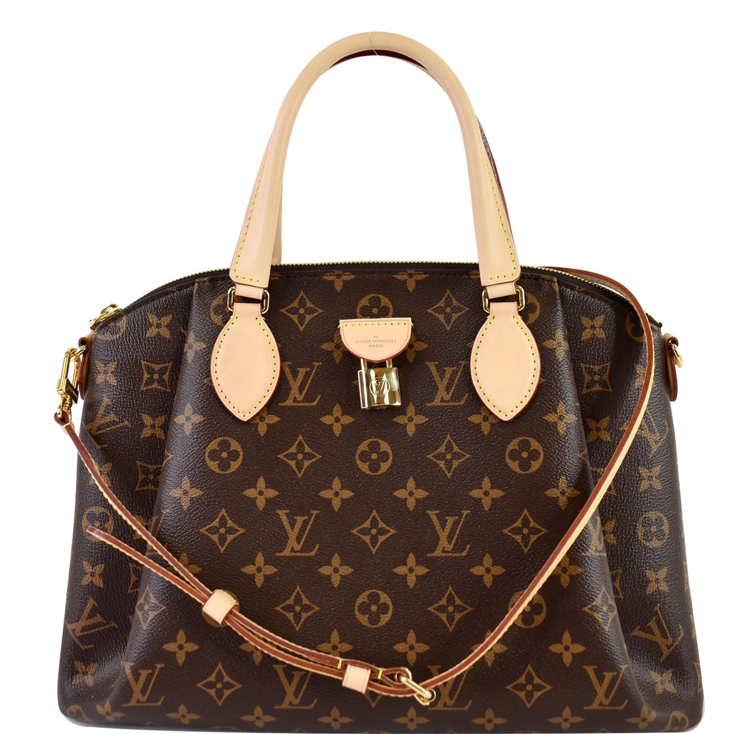 Louis Vuitton Handbag Montagne MM Monogram Brown 2WAY w/Storage Bag