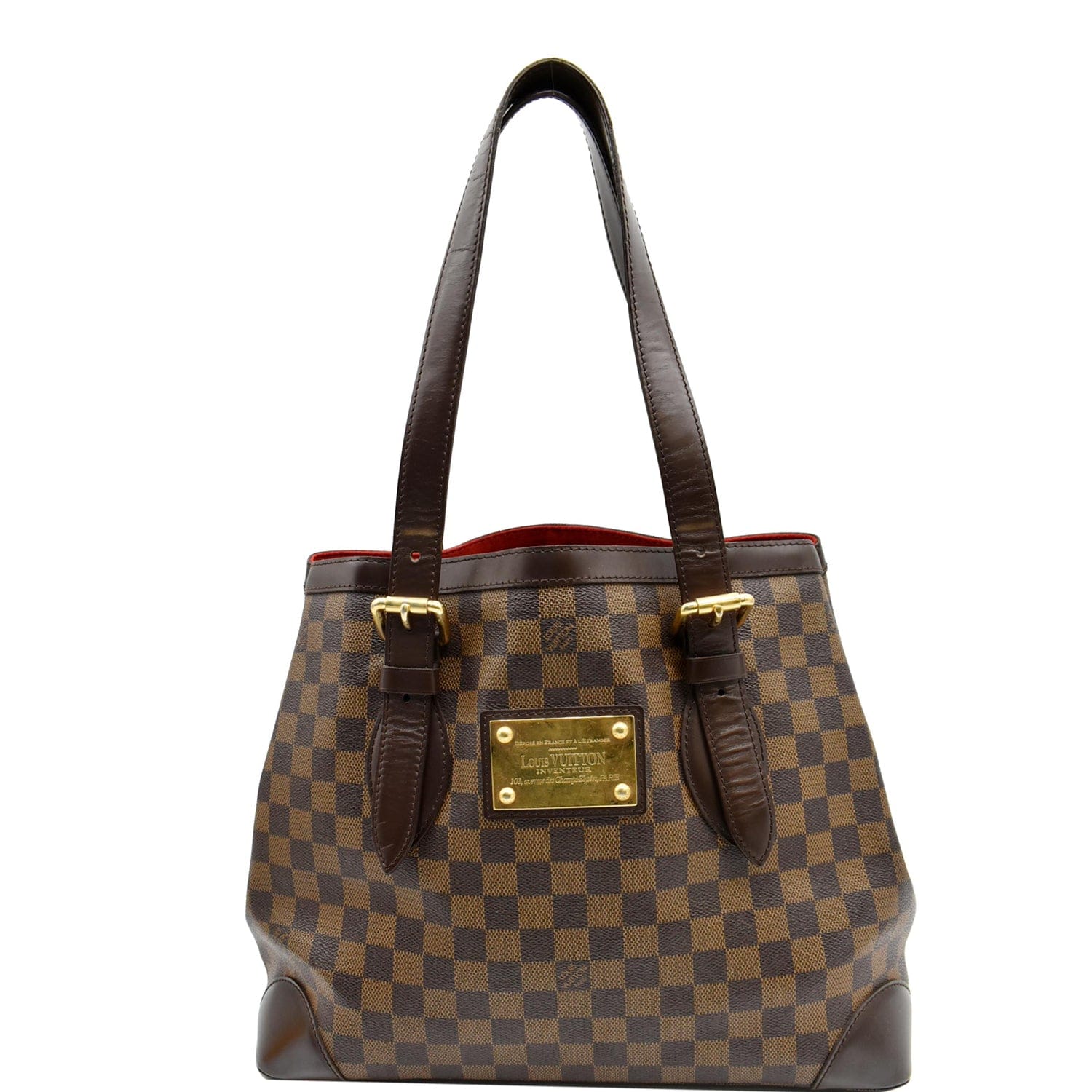 Louis Vuitton Hampstead MM Damier Ebene Tote Bag