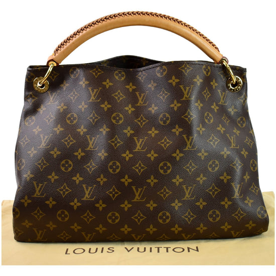 Louis Vuitton 2019 Brown Monogram Artsy MM Top Handle Shoulder Handbag