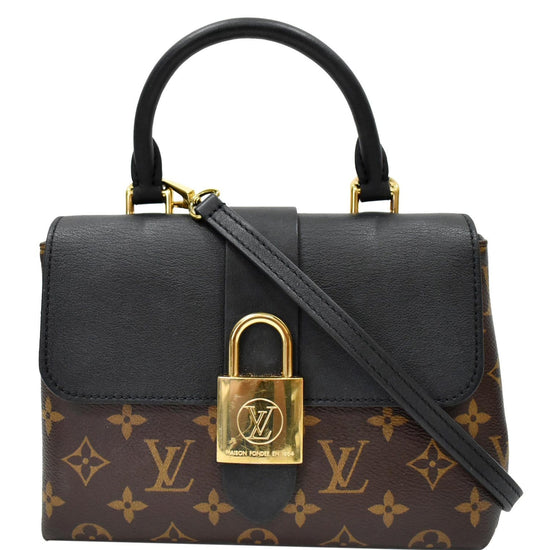 Louis Vuitton Locky Handbag Monogram Canvas with Leather BB at 1stDibs