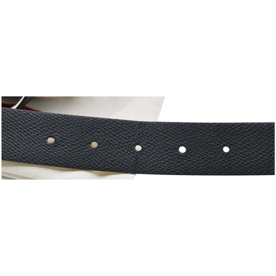 VALENTINO GARAVANI V Loco Signature calf leather Belt Black ref