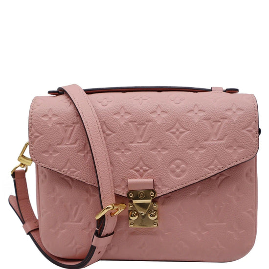 Louis Vuitton Light Pink Empreinte Pochette Metis Bag at 1stDibs