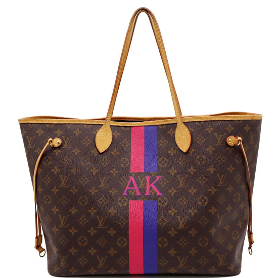 Louis Vuitton Neverfull My LV Heritage Monogram Canvas Tote Bag Brown