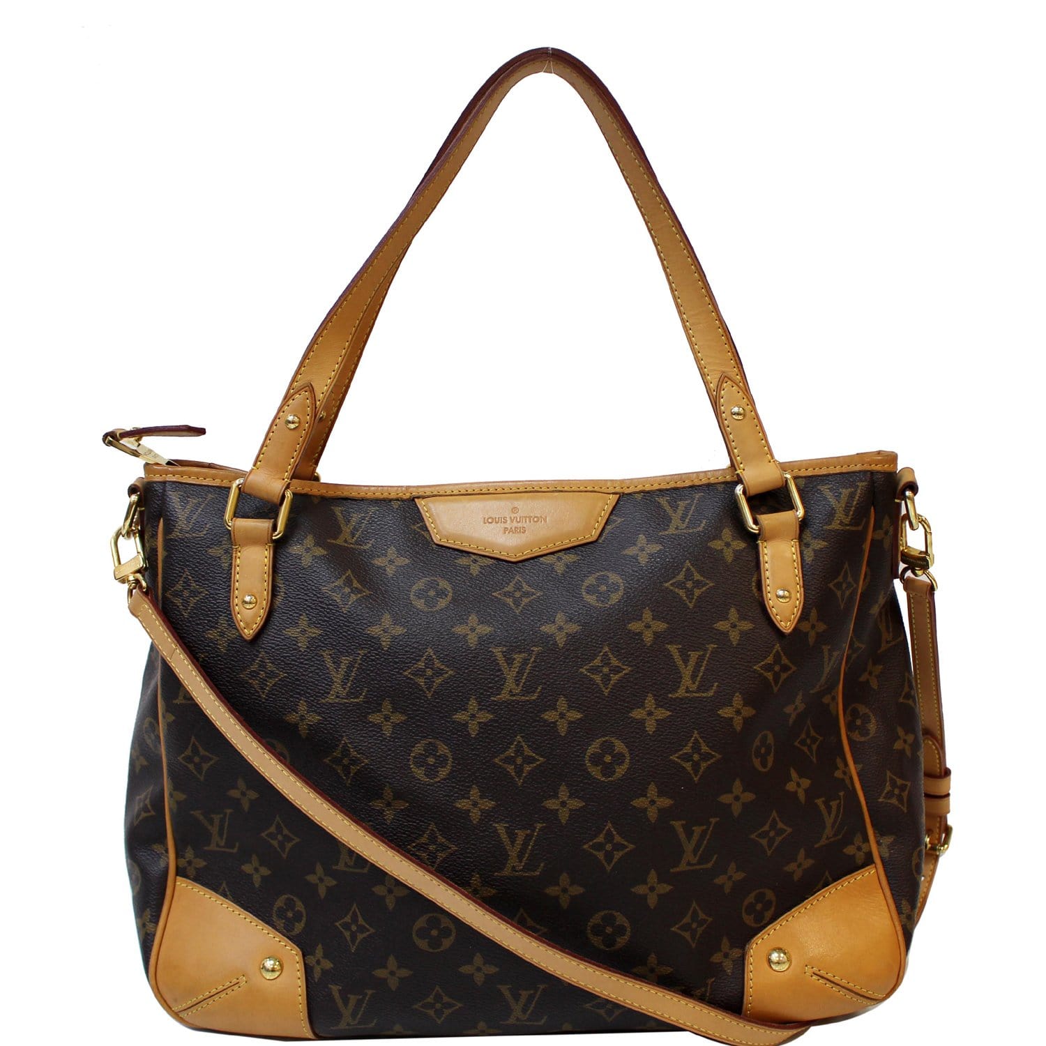 Estrela leather handbag Louis Vuitton Brown in Leather - 34386981